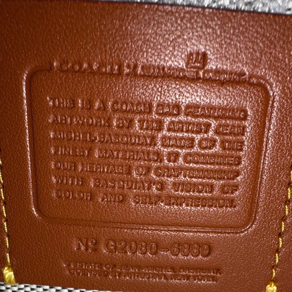 Coach X Jean Michel Basquiat Rogue Bag 25 NWT - Picture 2 of 16